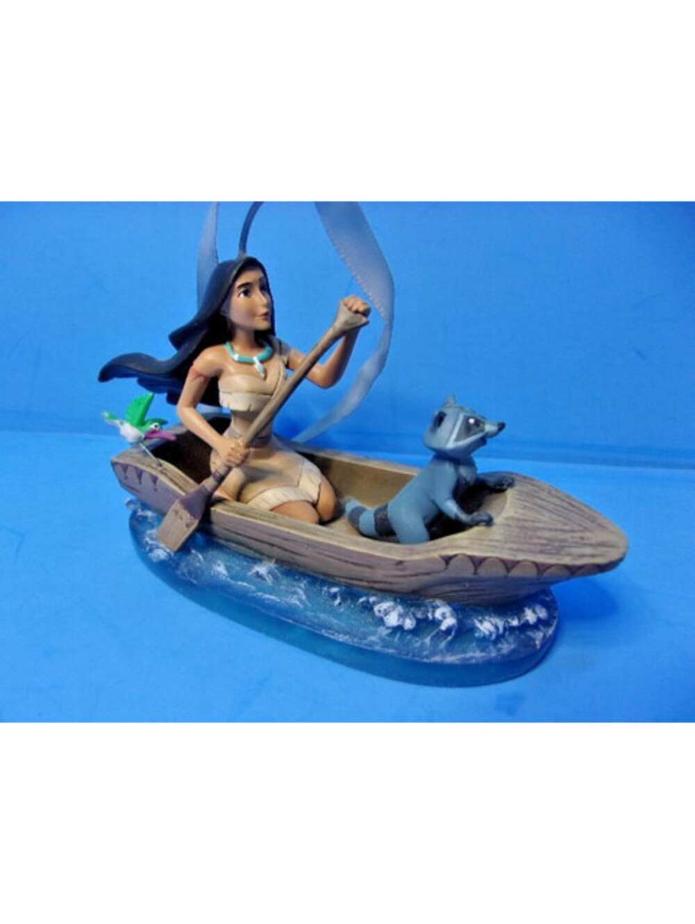 Disney Pocahontas Fairytale Moments Sketchbook Ornament Meeko Flit Canoe 2020